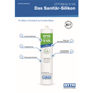 Ottoseal® S105 sanitärgrau C18 580ml